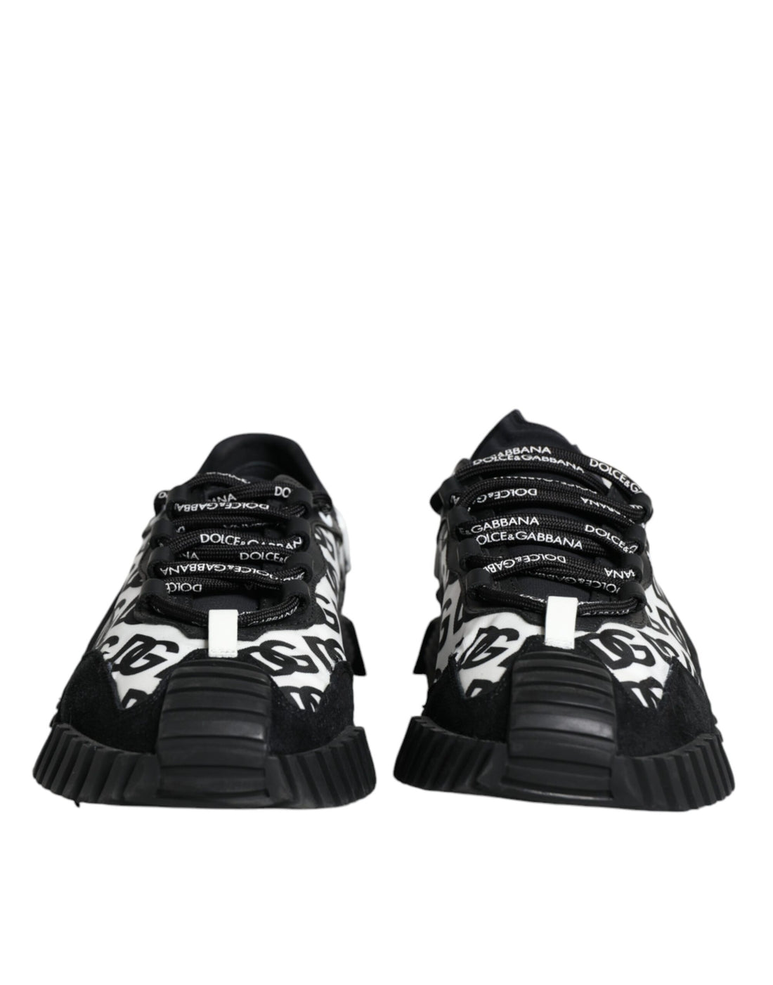 Zwarte Logo Veterschoenen Lage NS1 Sneakers