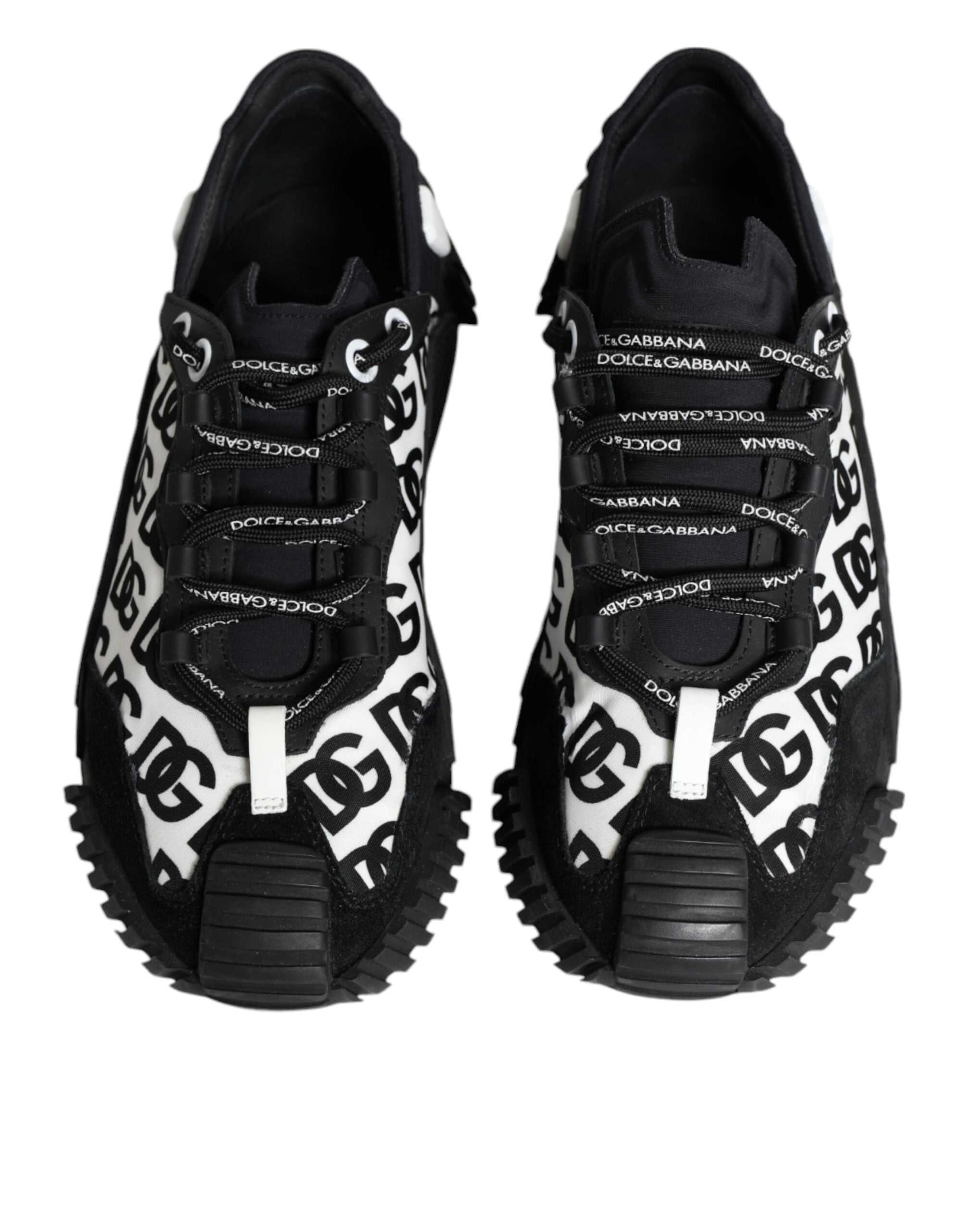 Zwarte Logo Veterschoenen Lage NS1 Sneakers