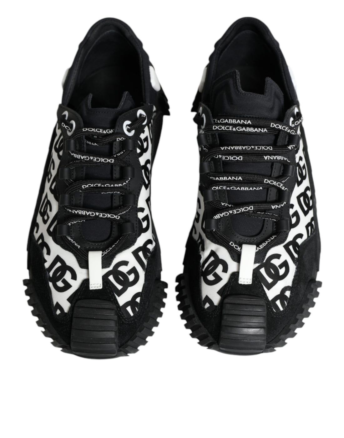 Zwarte Logo Veterschoenen Lage NS1 Sneakers