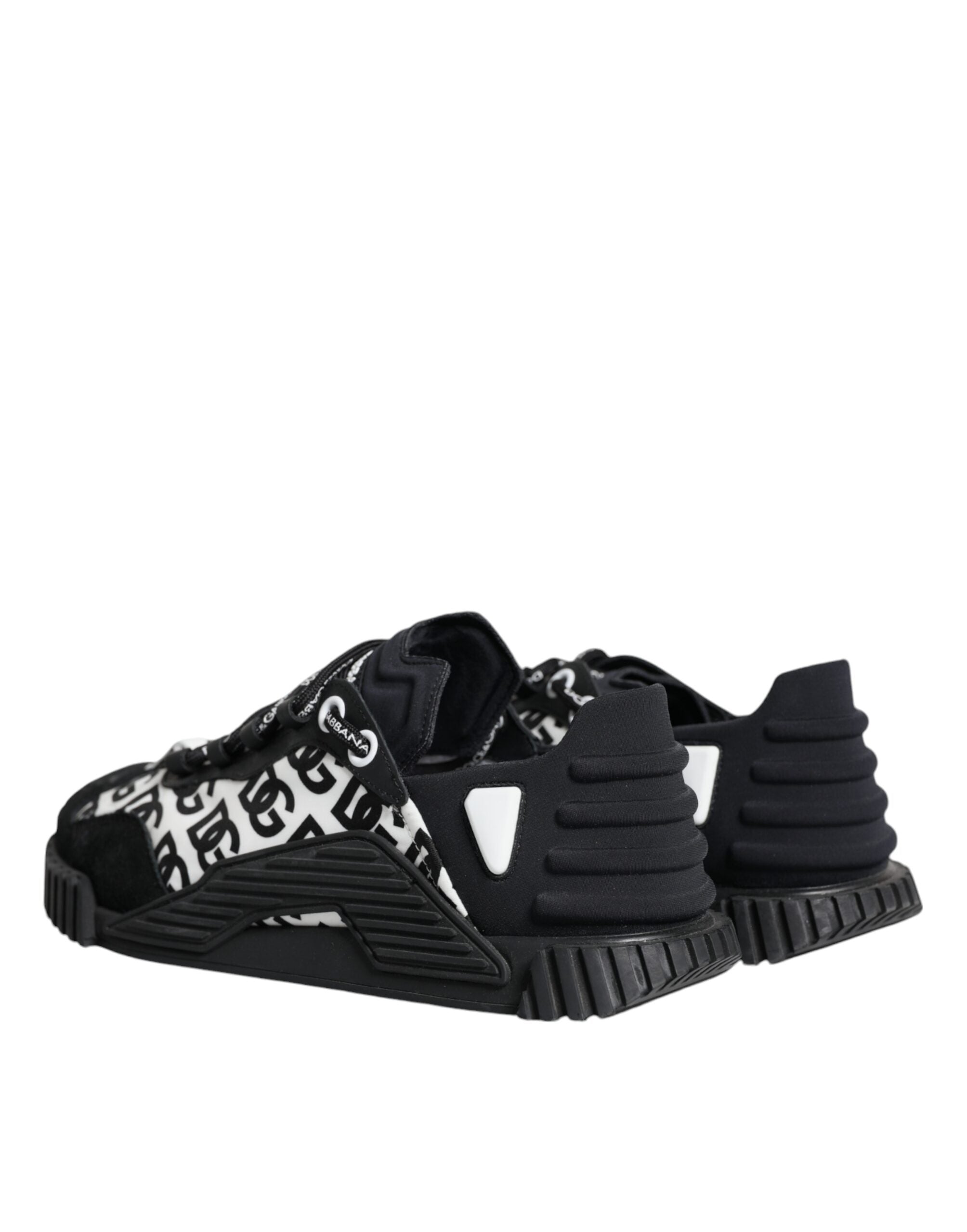 Zwarte Logo Veterschoenen Lage NS1 Sneakers