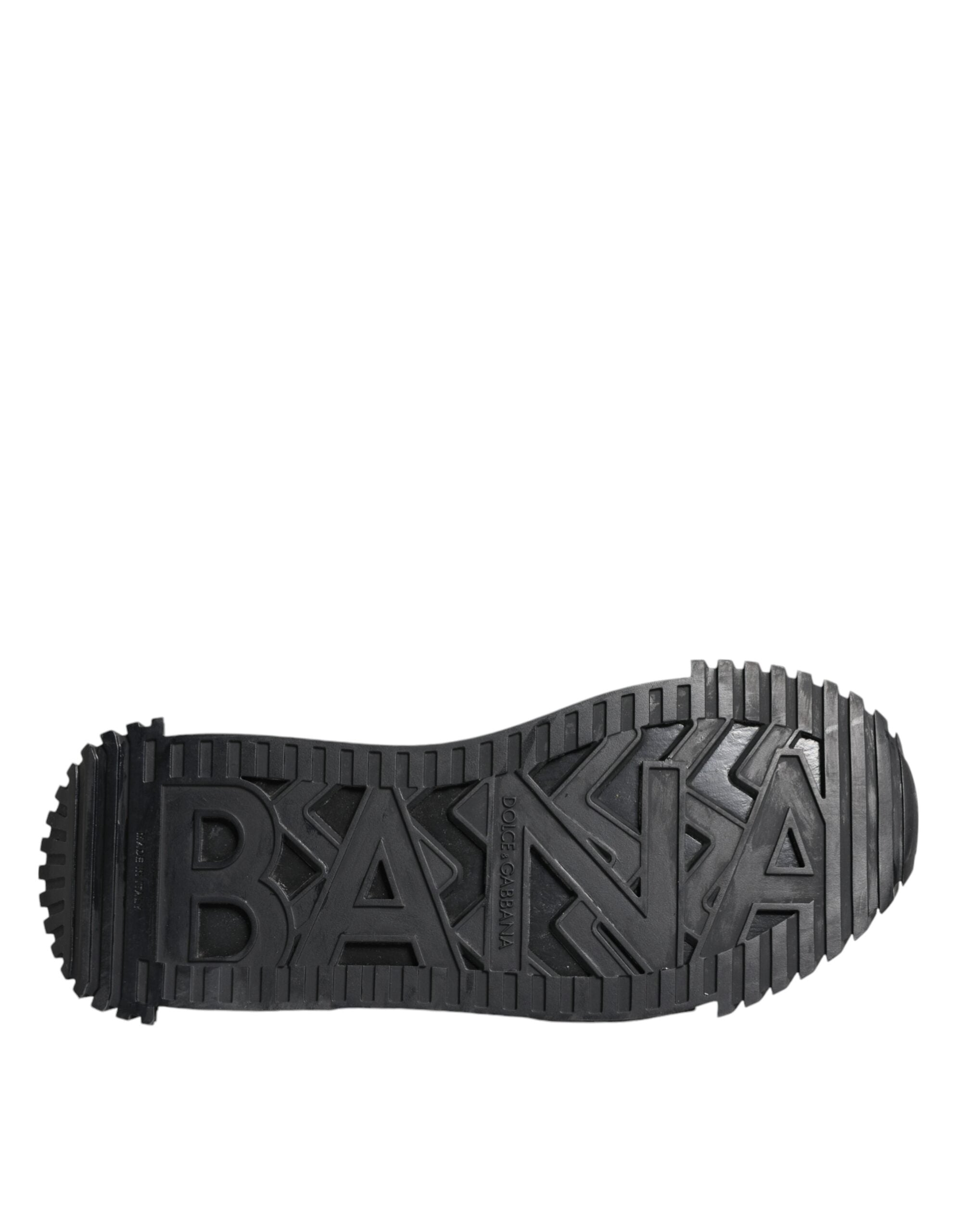 Zwarte Logo Veterschoenen Lage NS1 Sneakers