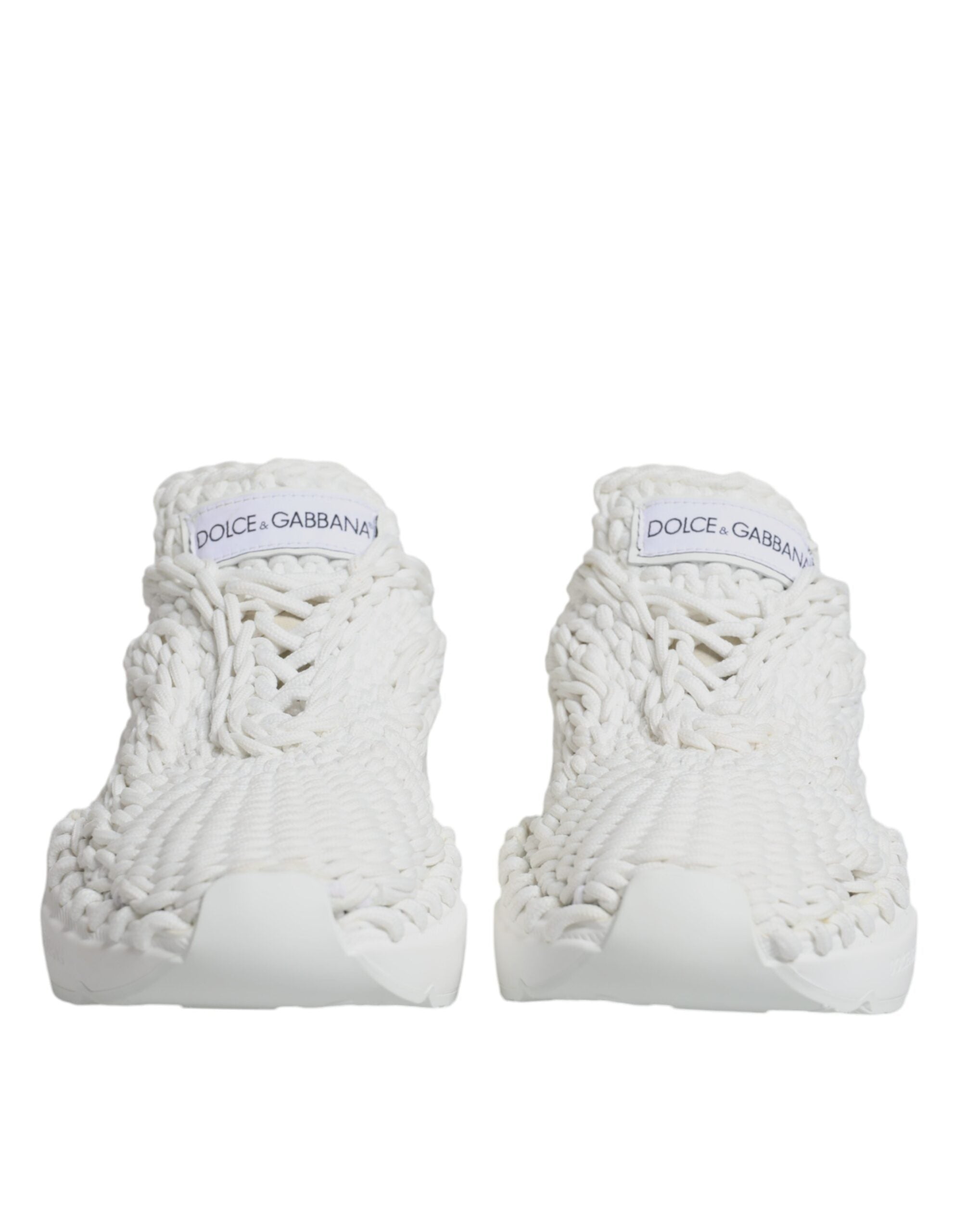 Witte gebreide Daymaster sneakers