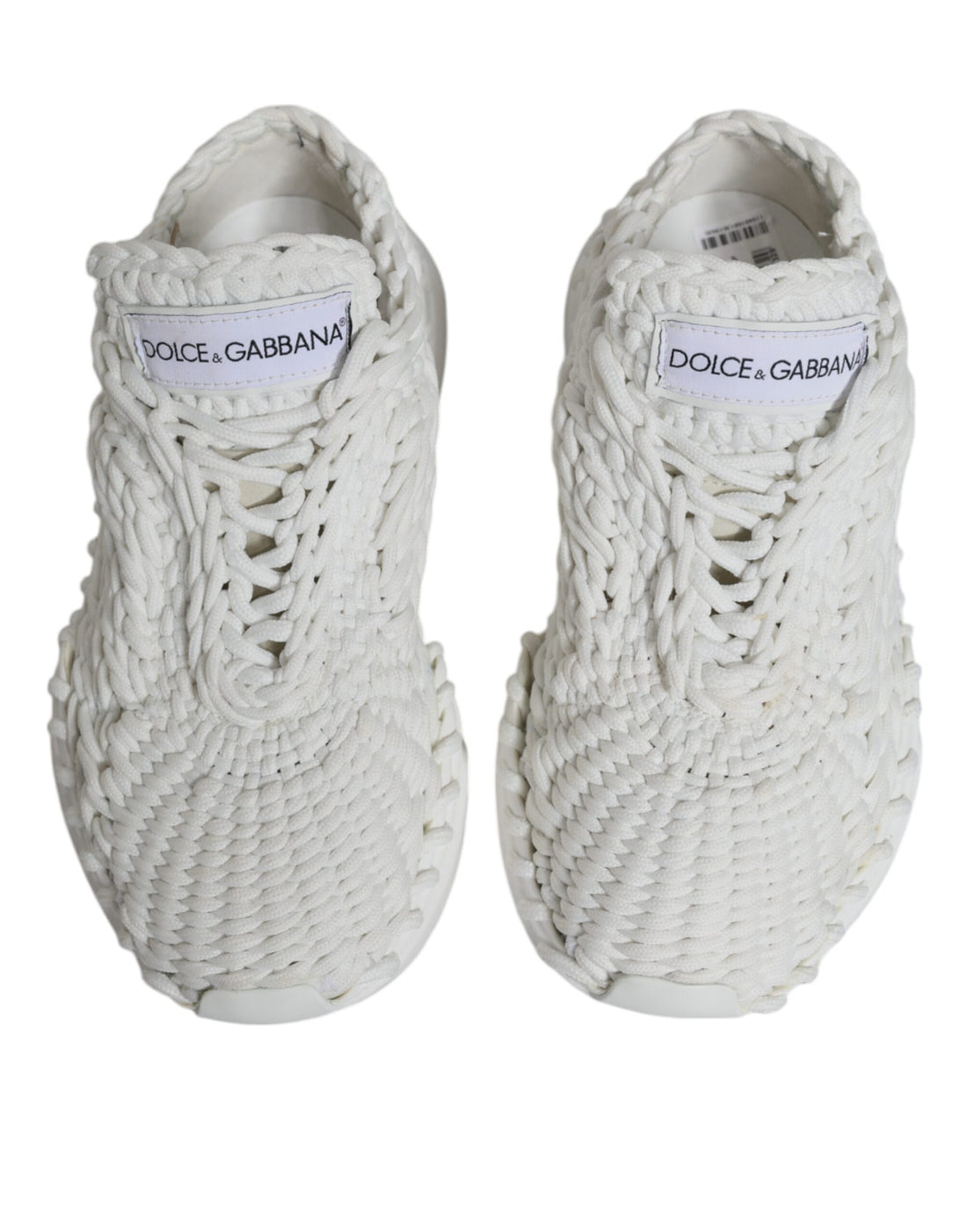 Witte gebreide Daymaster sneakers