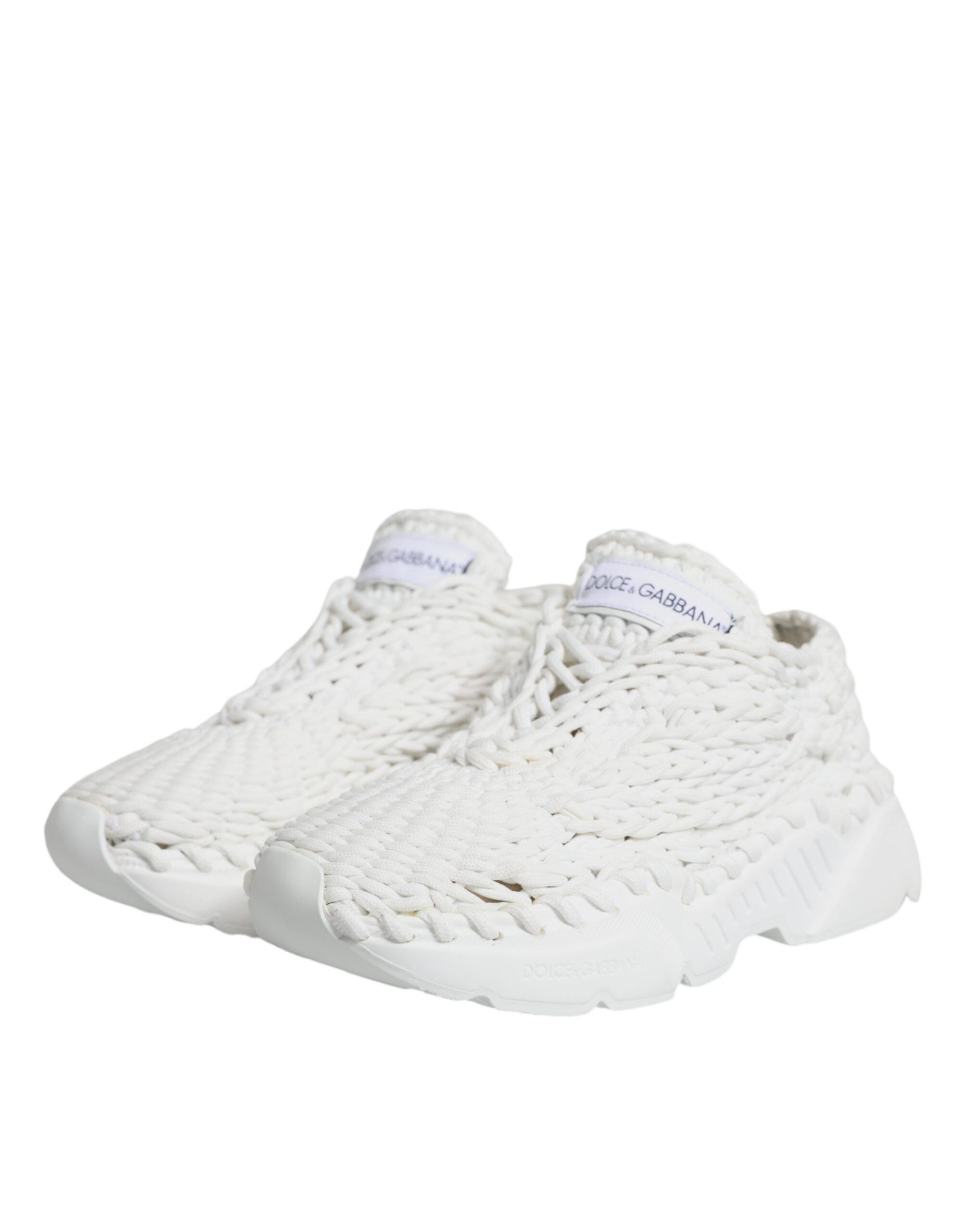 Witte gebreide Daymaster sneakers
