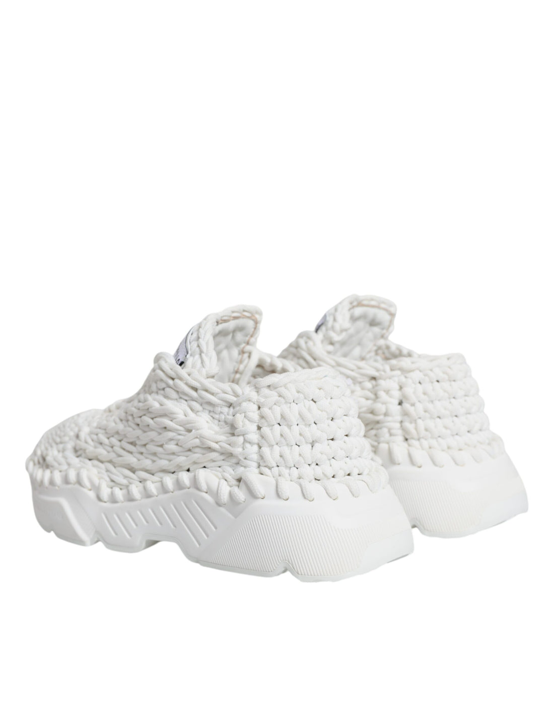 Witte gebreide Daymaster sneakers