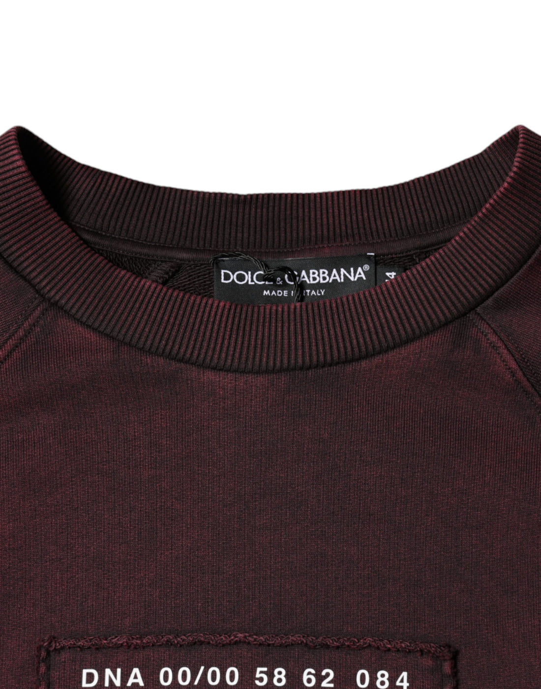 Bordeauxrode Logo Ronde Hals Heren Sweatshirt Trui