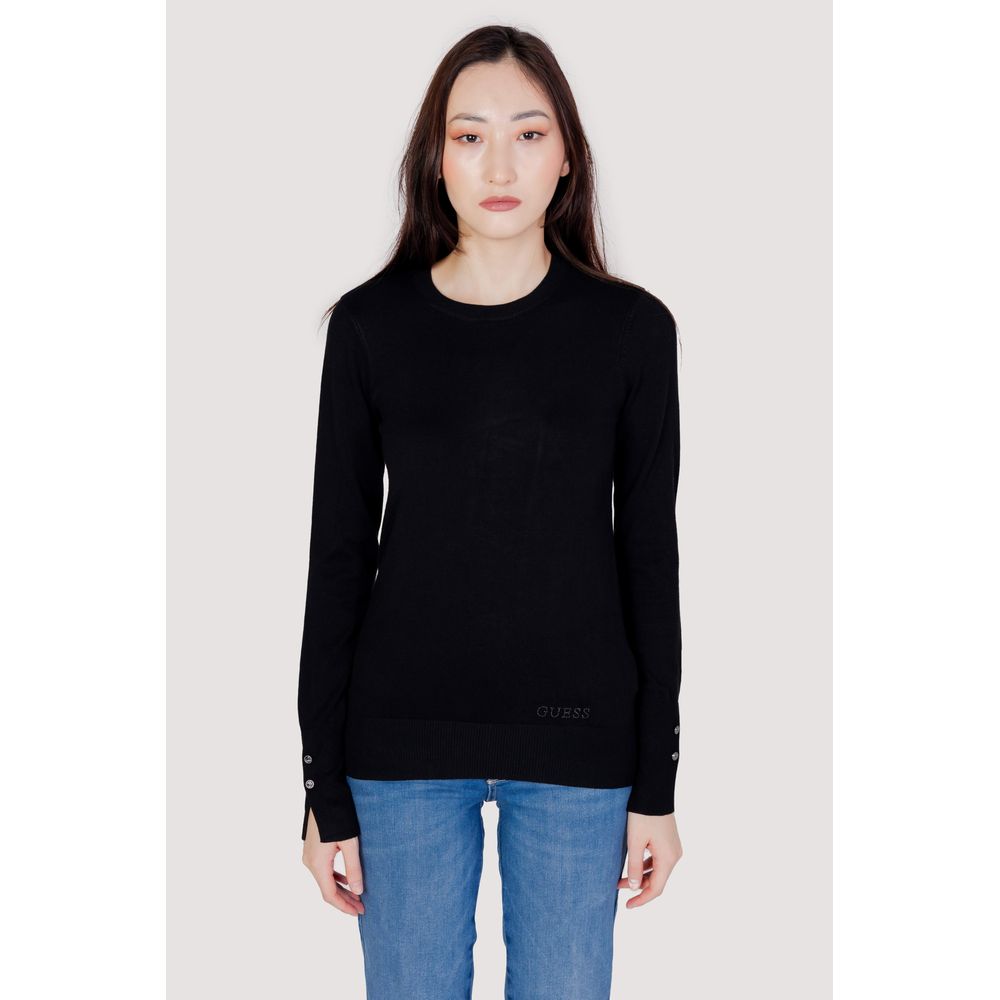 Guess Black Cotton Sweatshirt