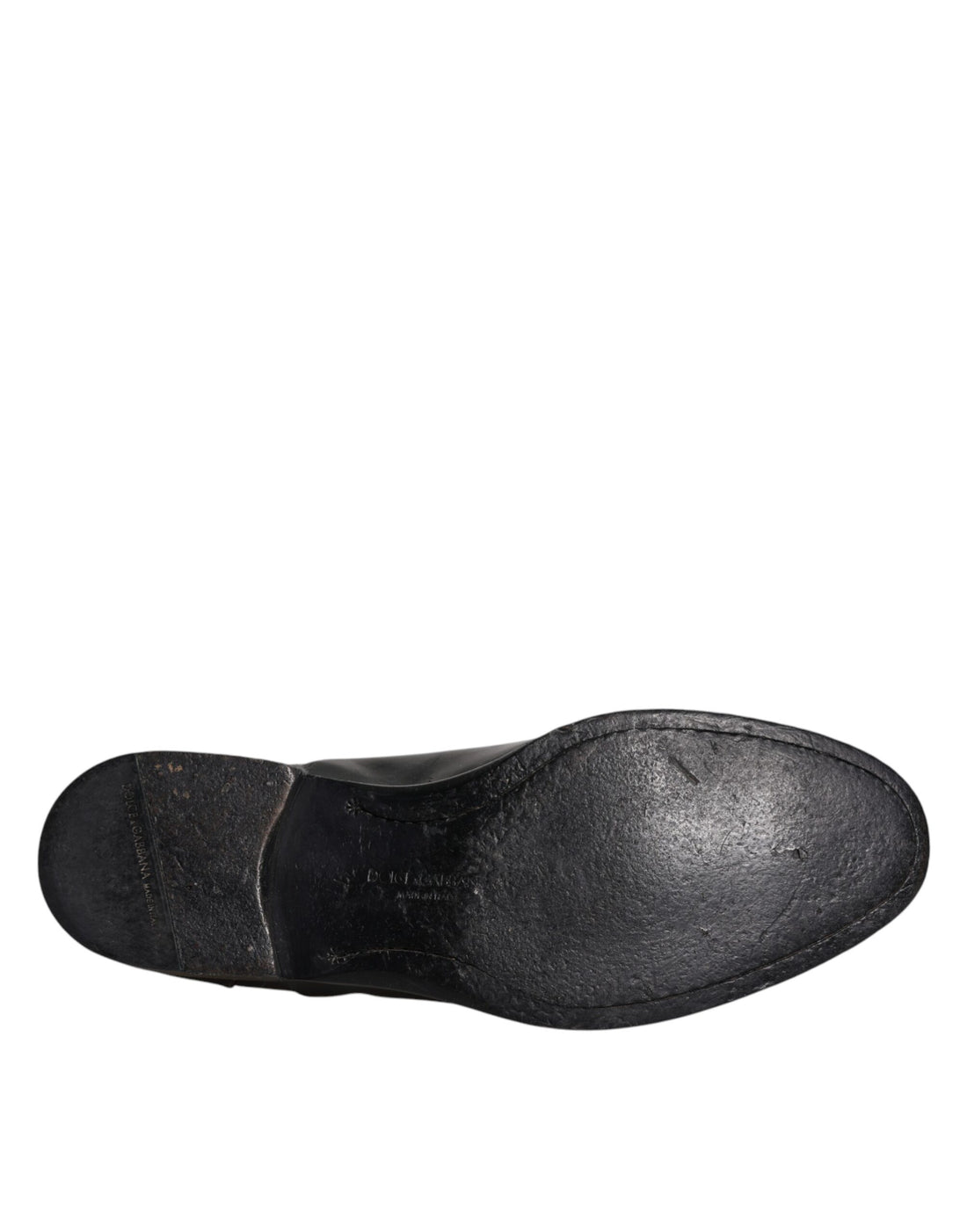 Zwart leren veterschoenen voor heren (Derby)