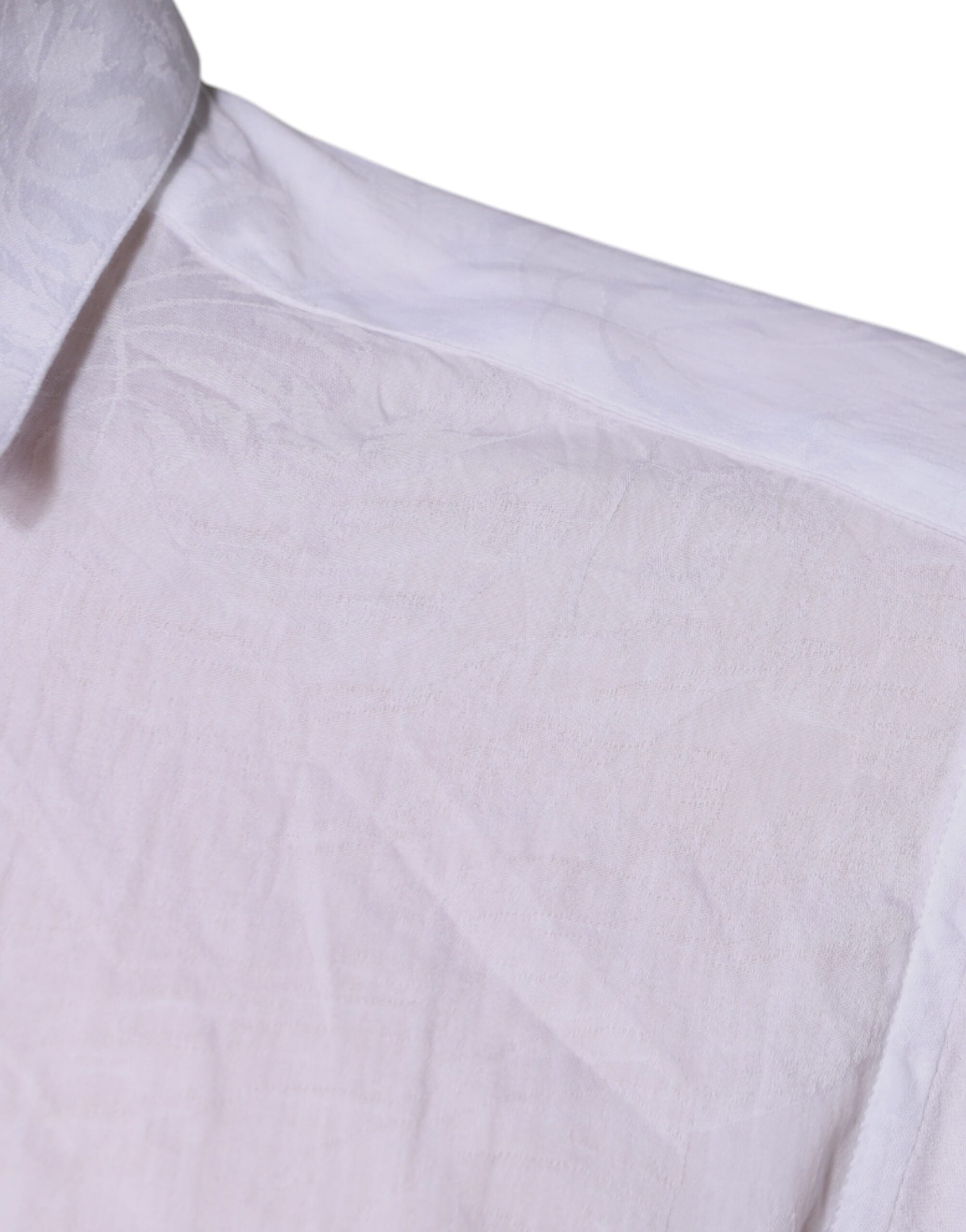 Wit Katoenen Slim Fit Formeel Heren Overhemd