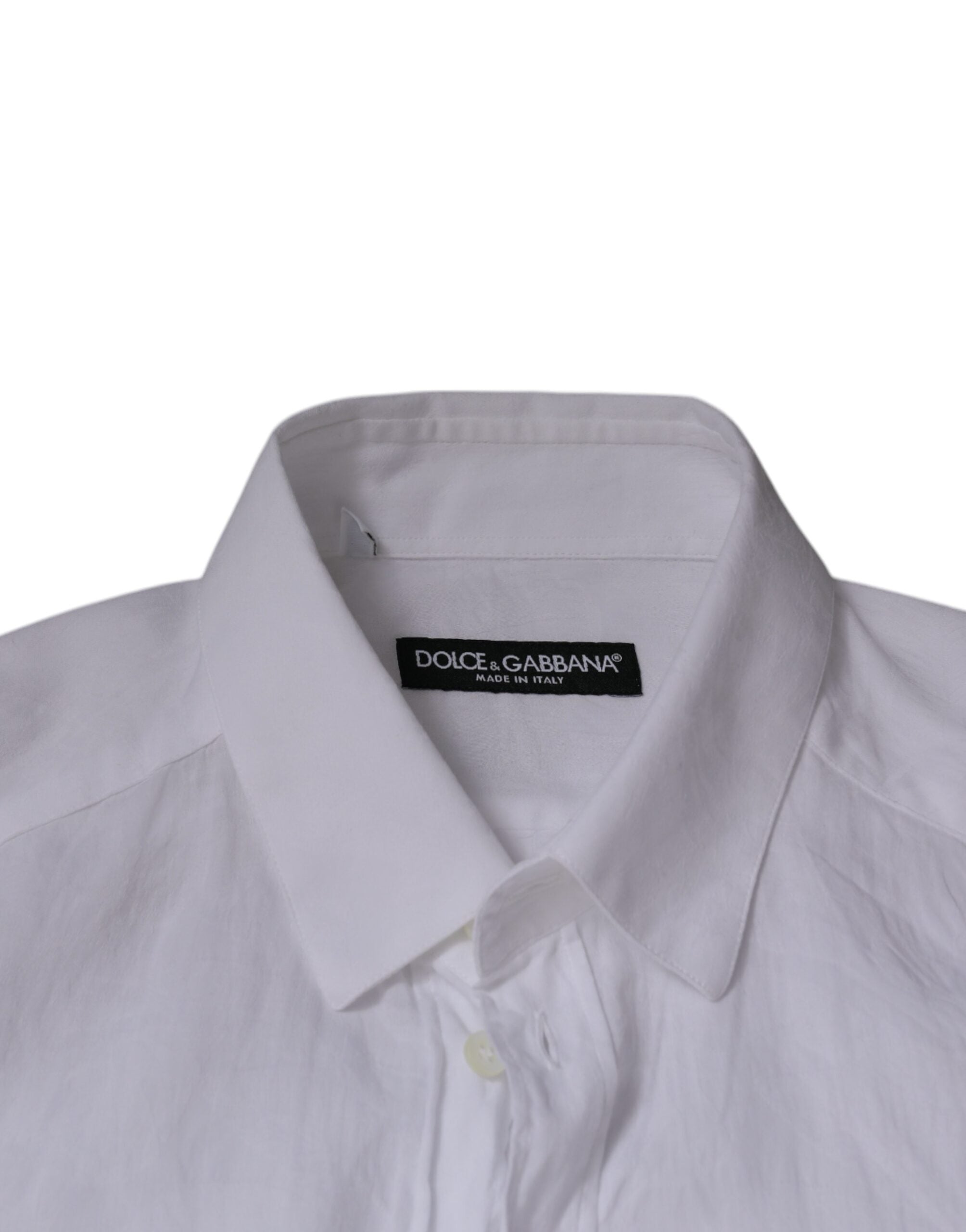 Wit Katoenen Slim Fit Formeel Heren Overhemd