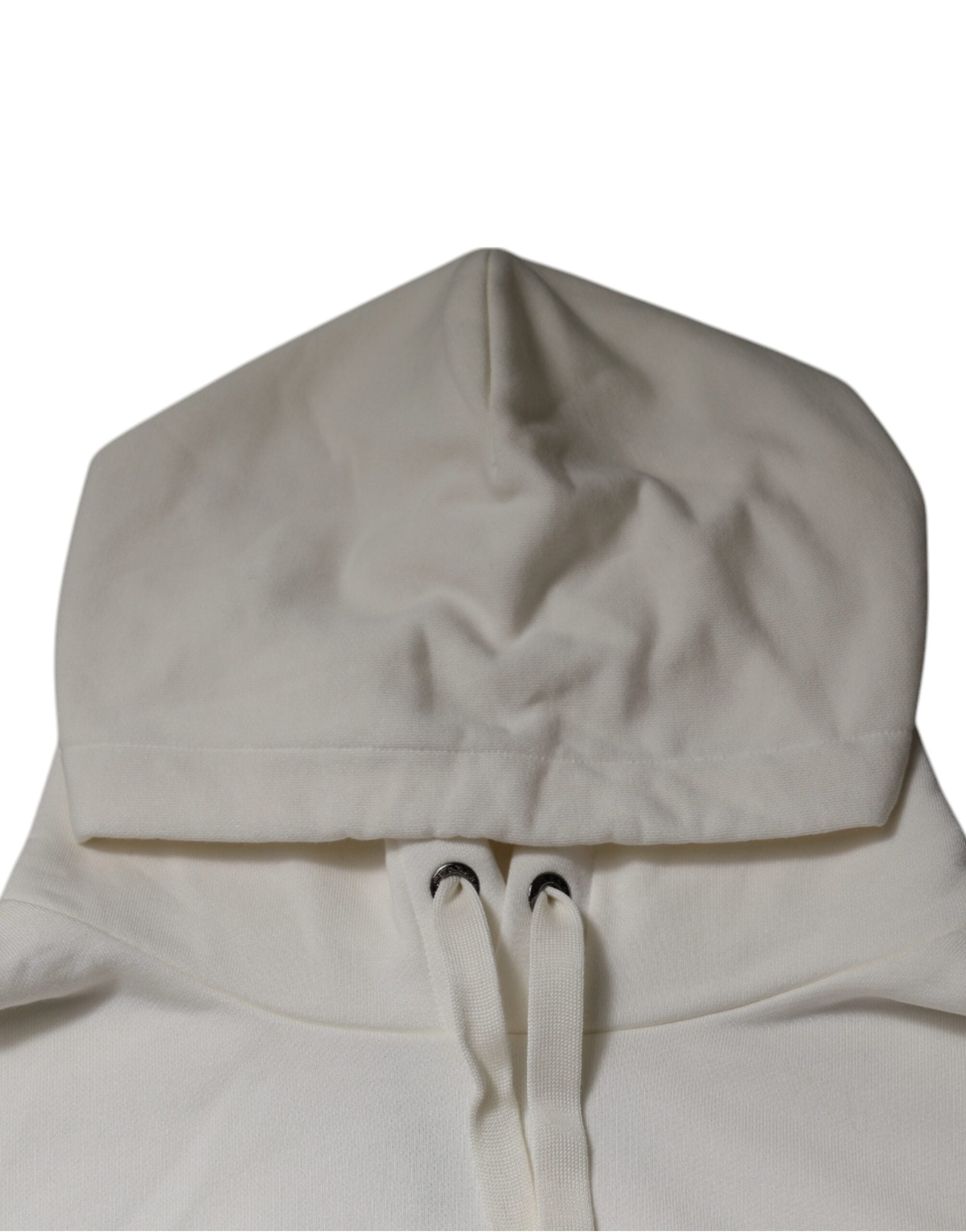 Witte Logo Hoodie Heren Sweatshirt Trui