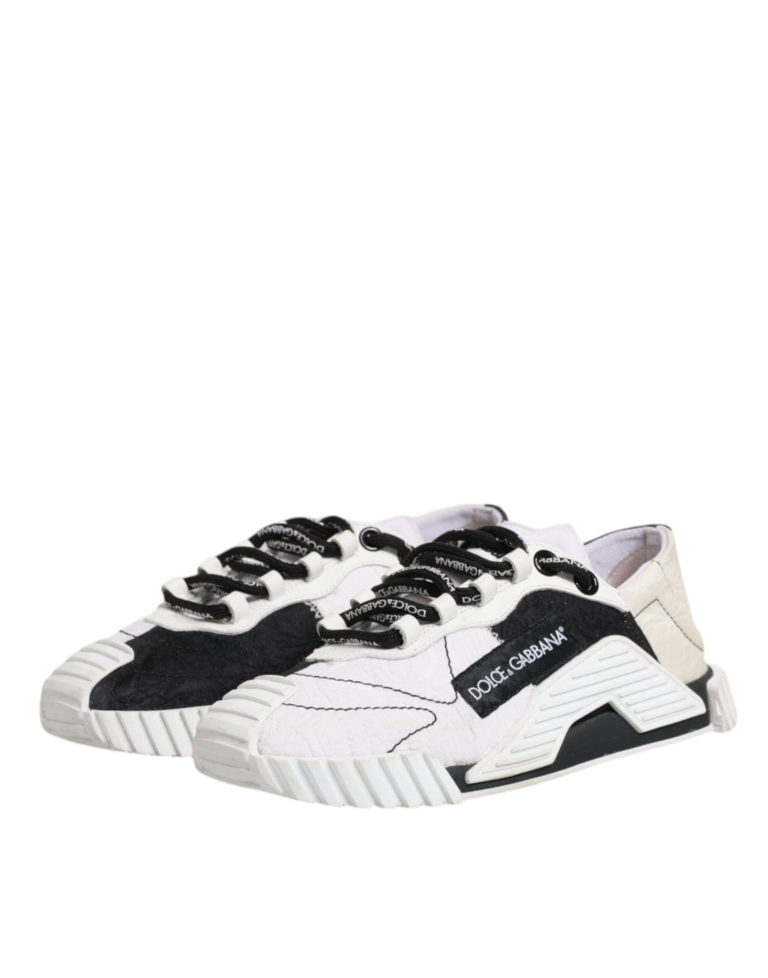 Witte Zwarte NS1 Lage Sneakers