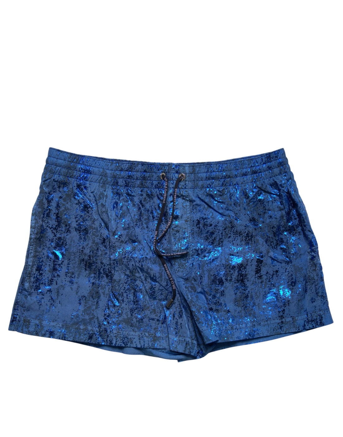 Blauwe Nylon Strandkleding Zwemshorts 2-delige Badmode