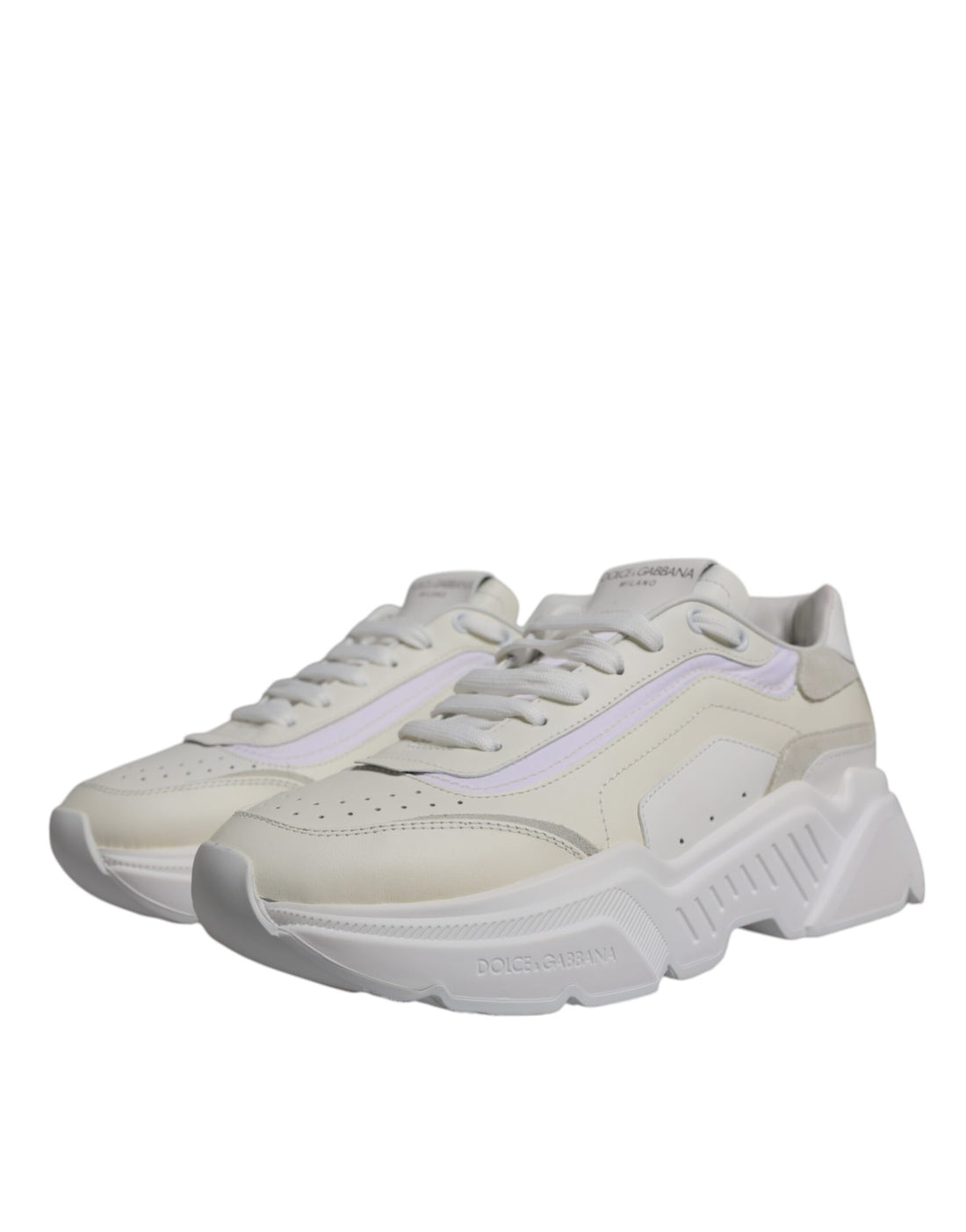Dolce & Gabbana White Daymaster Low Top Sneakers Shoes