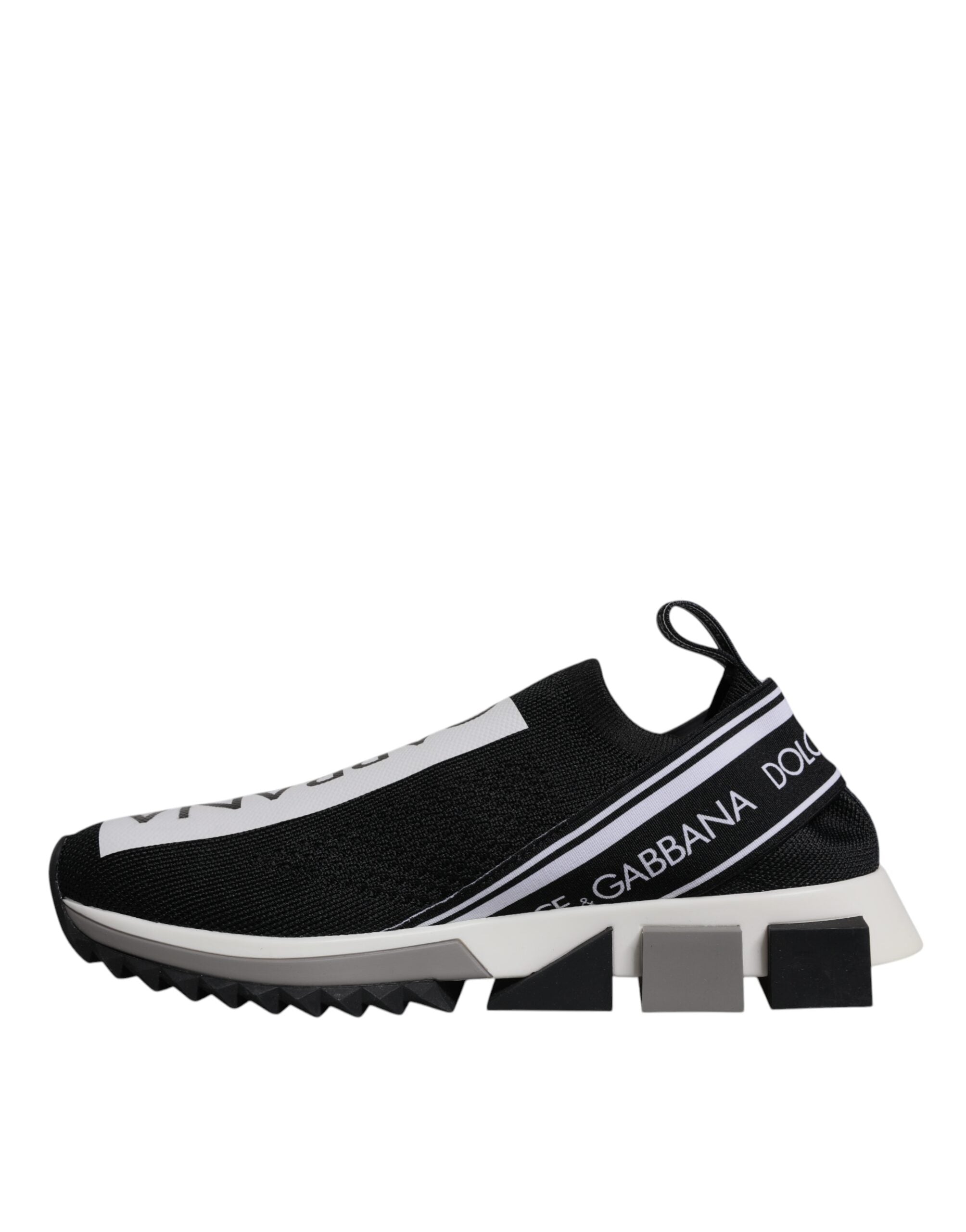 Zwart Witte Slip On Sorrento Sneakers Schoenen