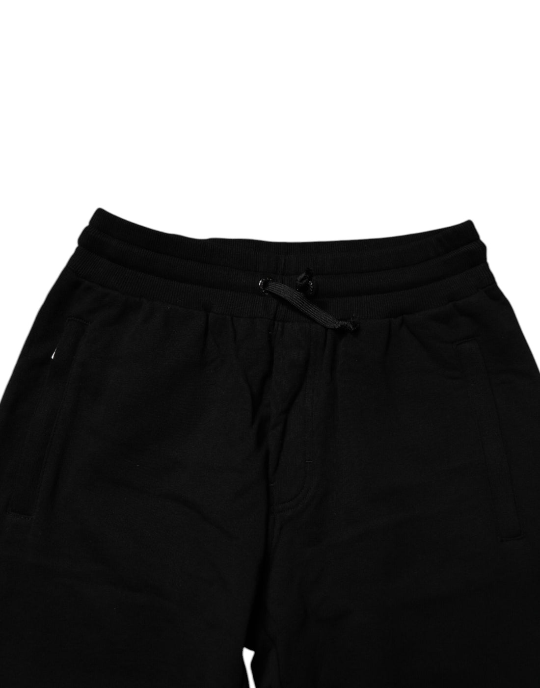 Dolce & Gabbana Black Cotton Jogger Sweatpants Pants