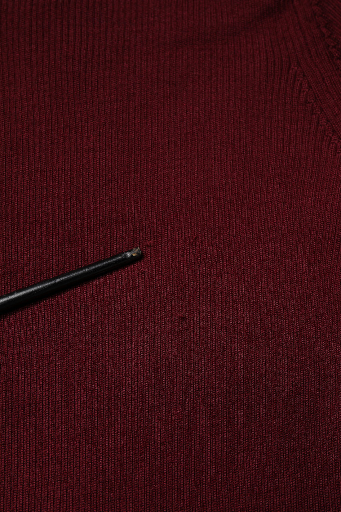Dolce & Gabbana Burgundy Long Sleeves Turtleneck Slim Sweater