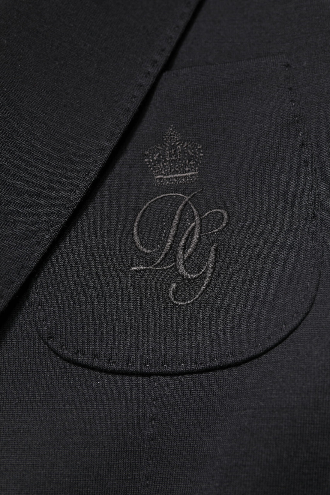 Dolce & Gabbana Black Wool Slim Fit Coat Blazer Jacket Suit