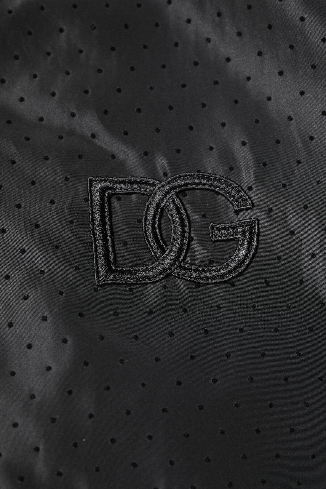 Dolce & Gabbana Black Long Sleeves Full Zip Bomber Jacket