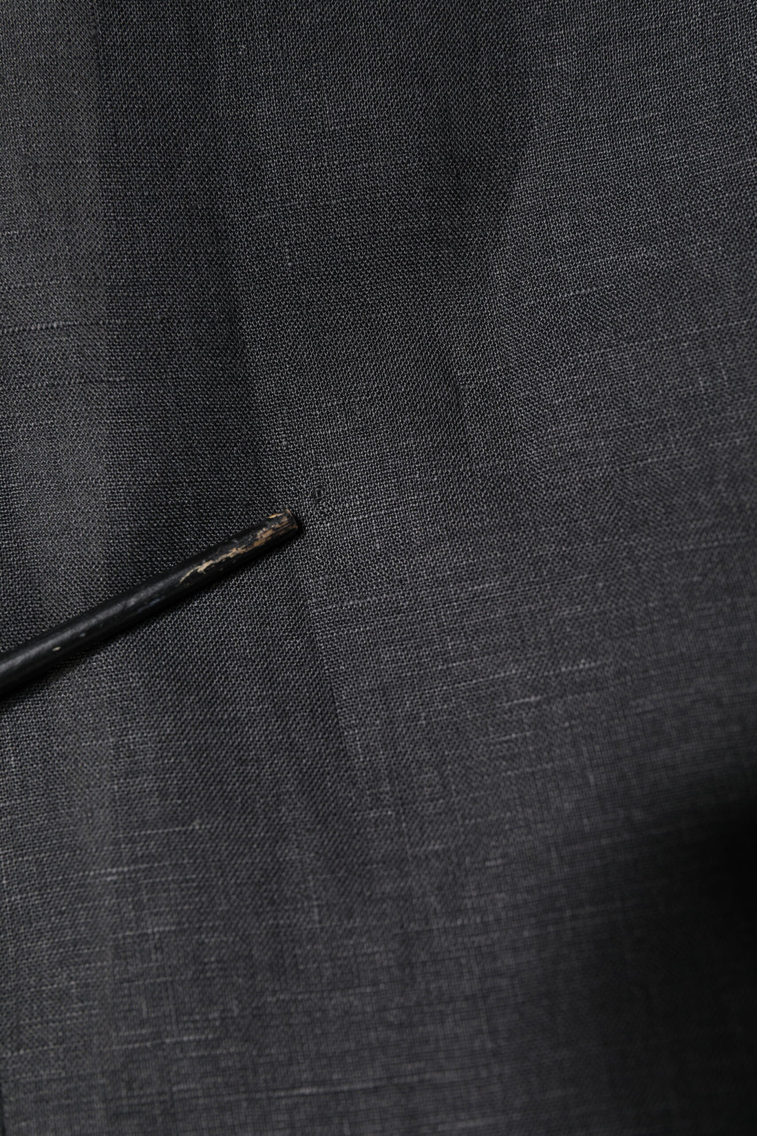 Dolce & Gabbana Black Linen Single Breasted Men Coat Blazer