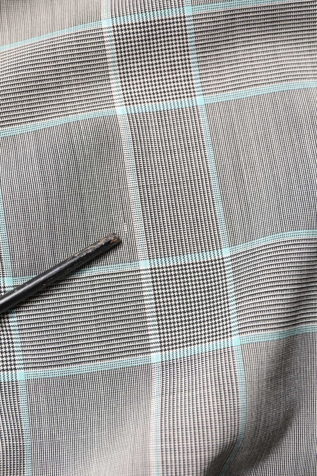 Veelkleurig geruit windjack met volledige ritssluiting