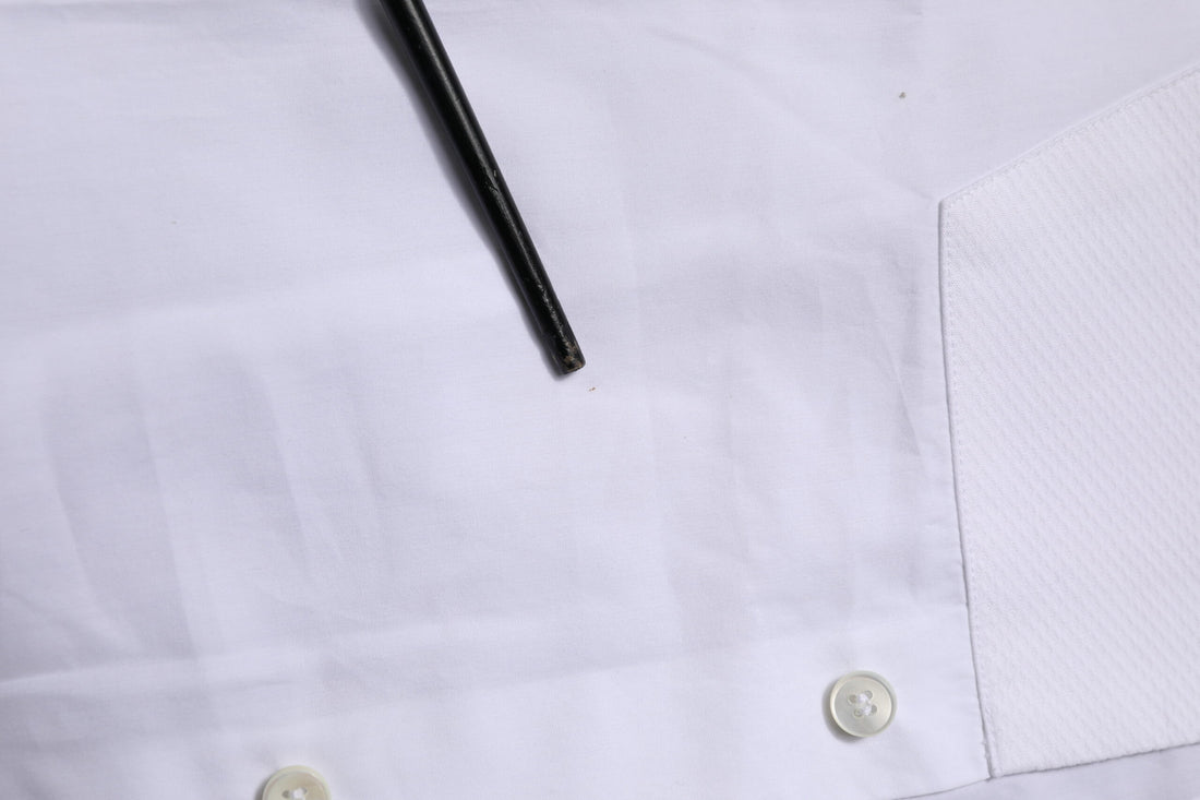 Dolce & Gabbana White Bib Cotton Poplin GOLD Formal Shirt