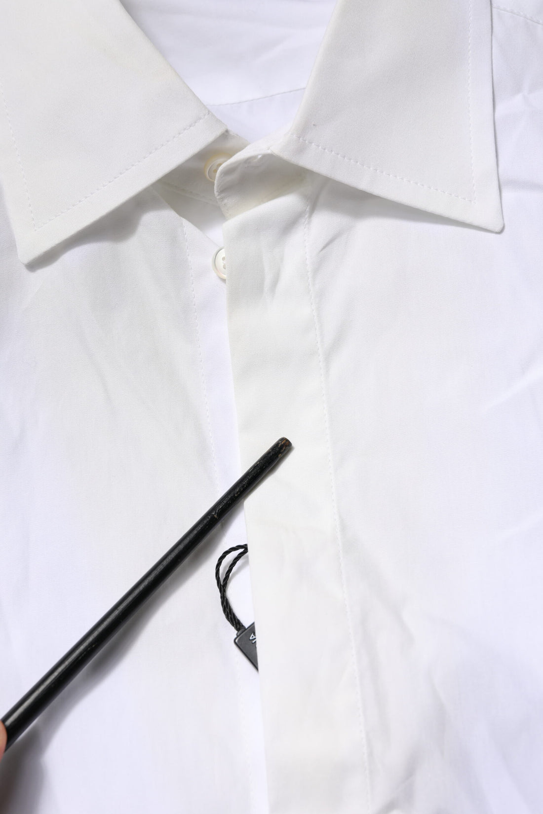 Wit Poplin Katoenen Formeel Heren Overhemd