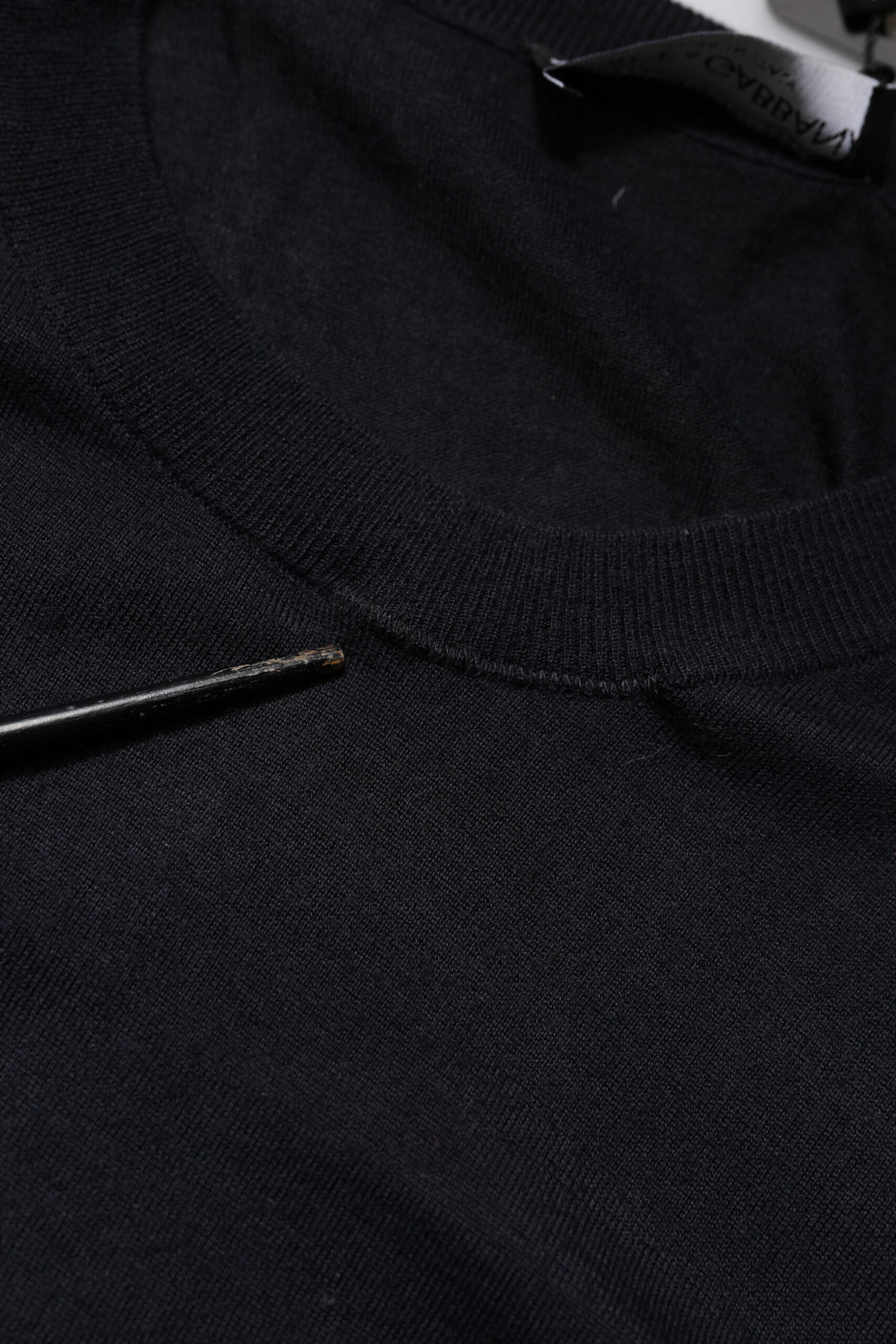 Dolce & Gabbana Black Long Sleeve CrewNeck Pullover Sweater