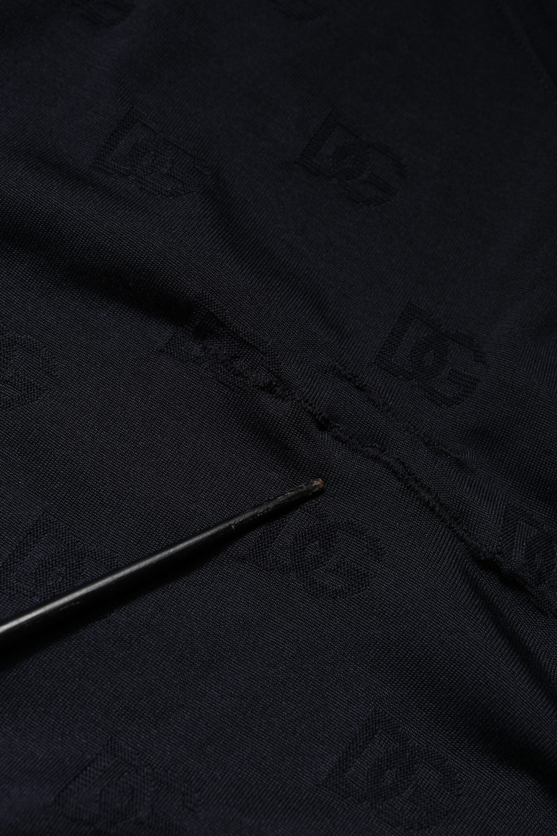 Dolce & Gabbana Black Silk Crew Neck Sweatshirt Sweater