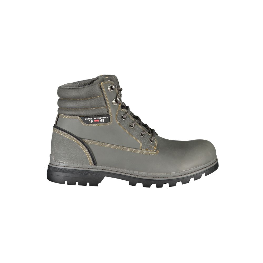 Carrera Grigio Poliuretano Men Ankle Boot