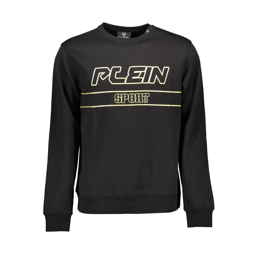 Plein Sport Black Cotton Men's Sweatshirt