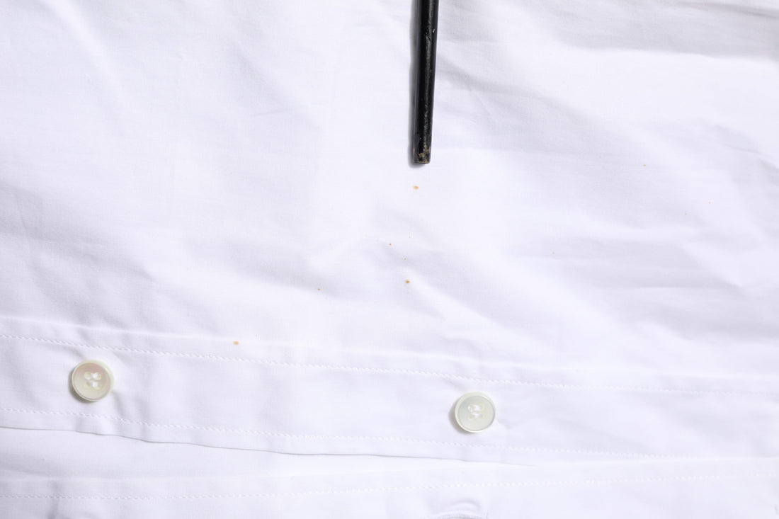 Dolce & Gabbana White Cotton GOLD Long Sleeves Formal Shirt