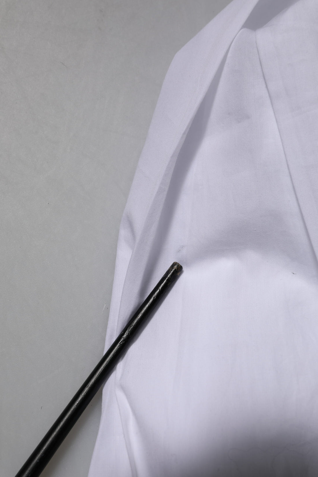 Witte Katoenen GOUDEN Formele Overhemd met Lange Mouwen