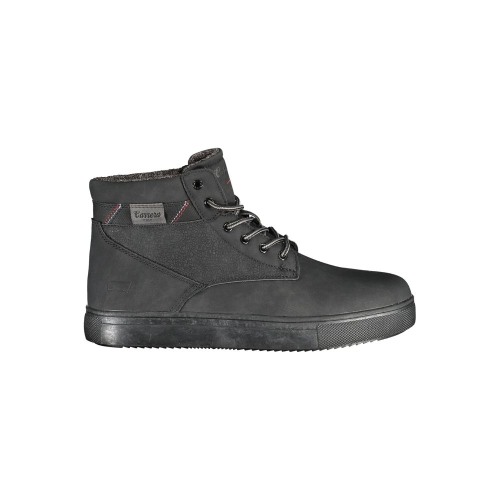 Carrera Black Polyurethane Men's Ankle Boot