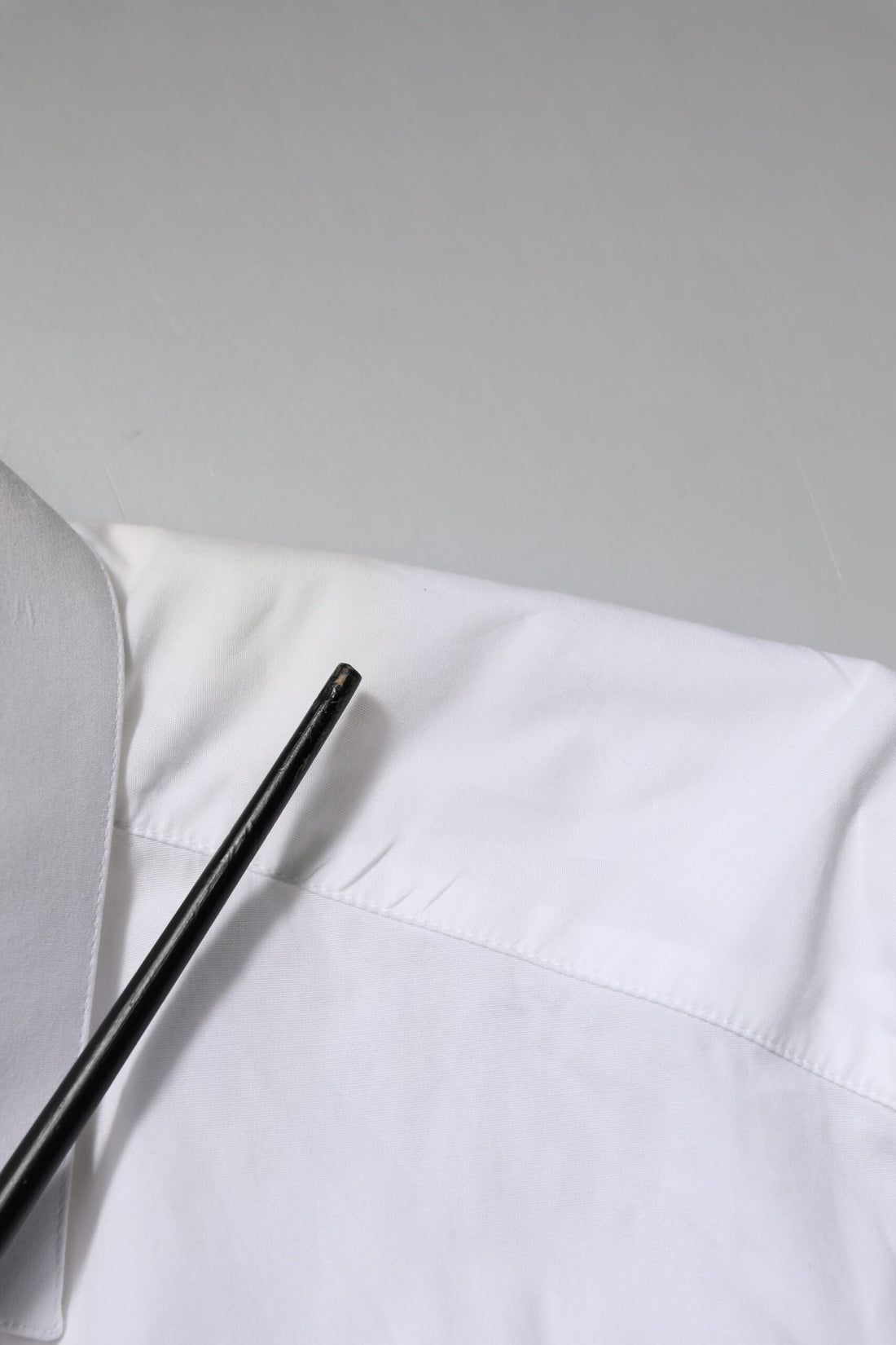 Dolce & Gabbana White Cotton GOLD Long Sleeves Dress Shirt