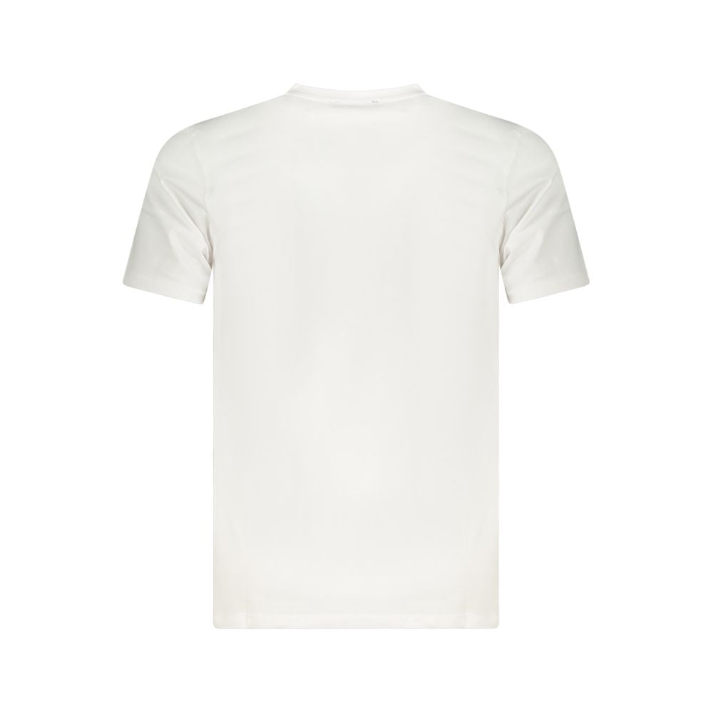 Cavalli Class Bianco Cotton Men T-Shirt