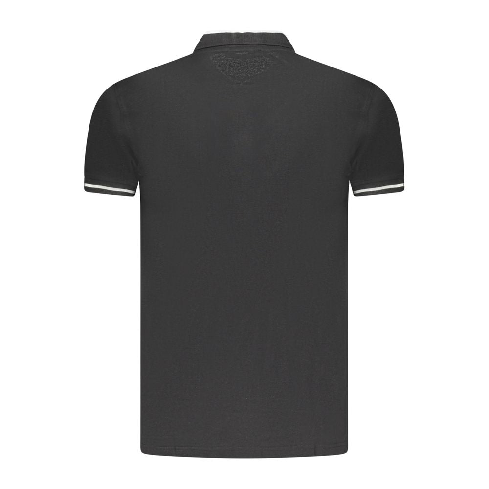 Cavalli Class Black Cotton Men Polo