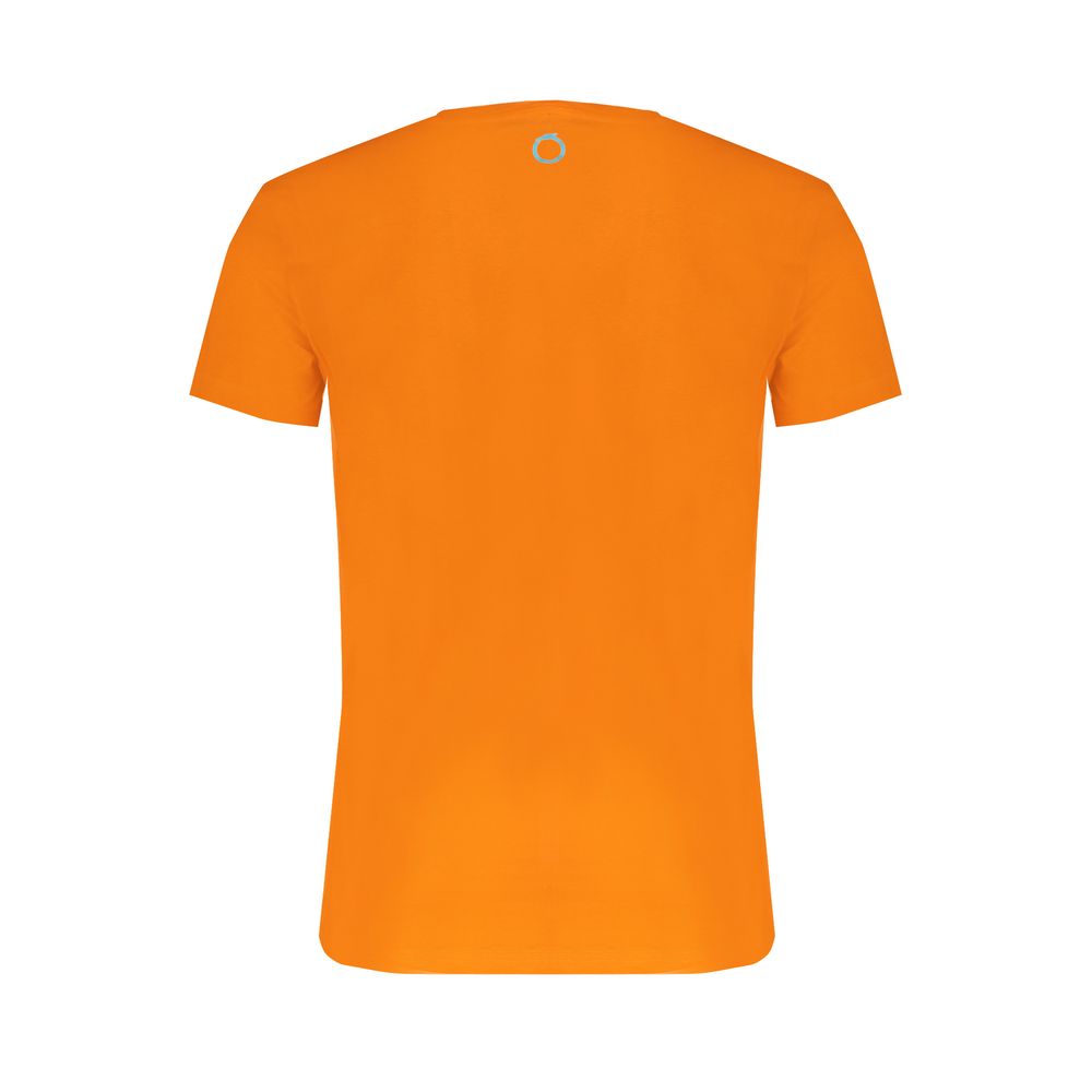 Trussardi Arancione Cotton Men T-Shirt