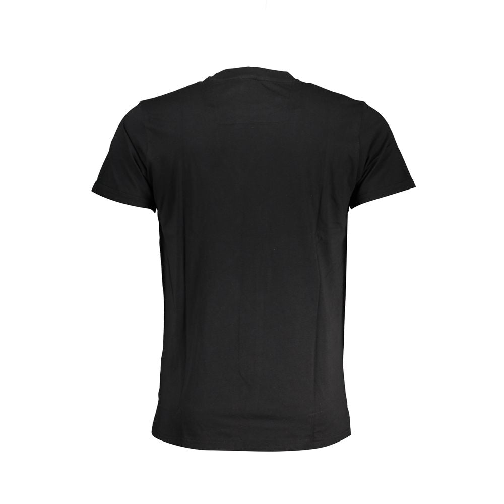 Cavalli Class Black Cotton Men T-Shirt