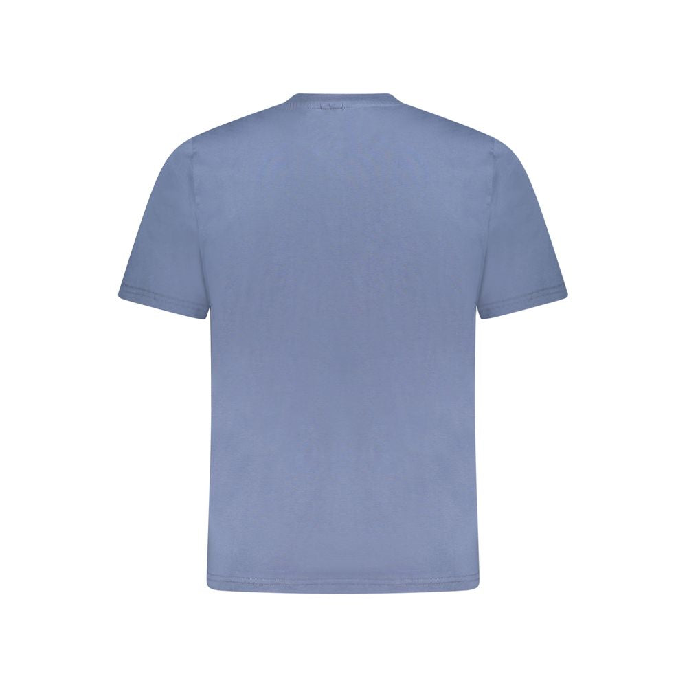 North Sails Blu Cotton Men T-Shirt