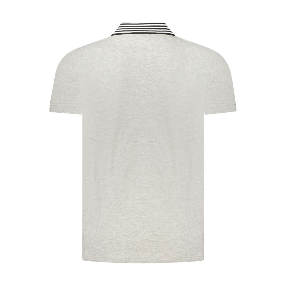 Cavalli Class Grigio Cotton Men Polo