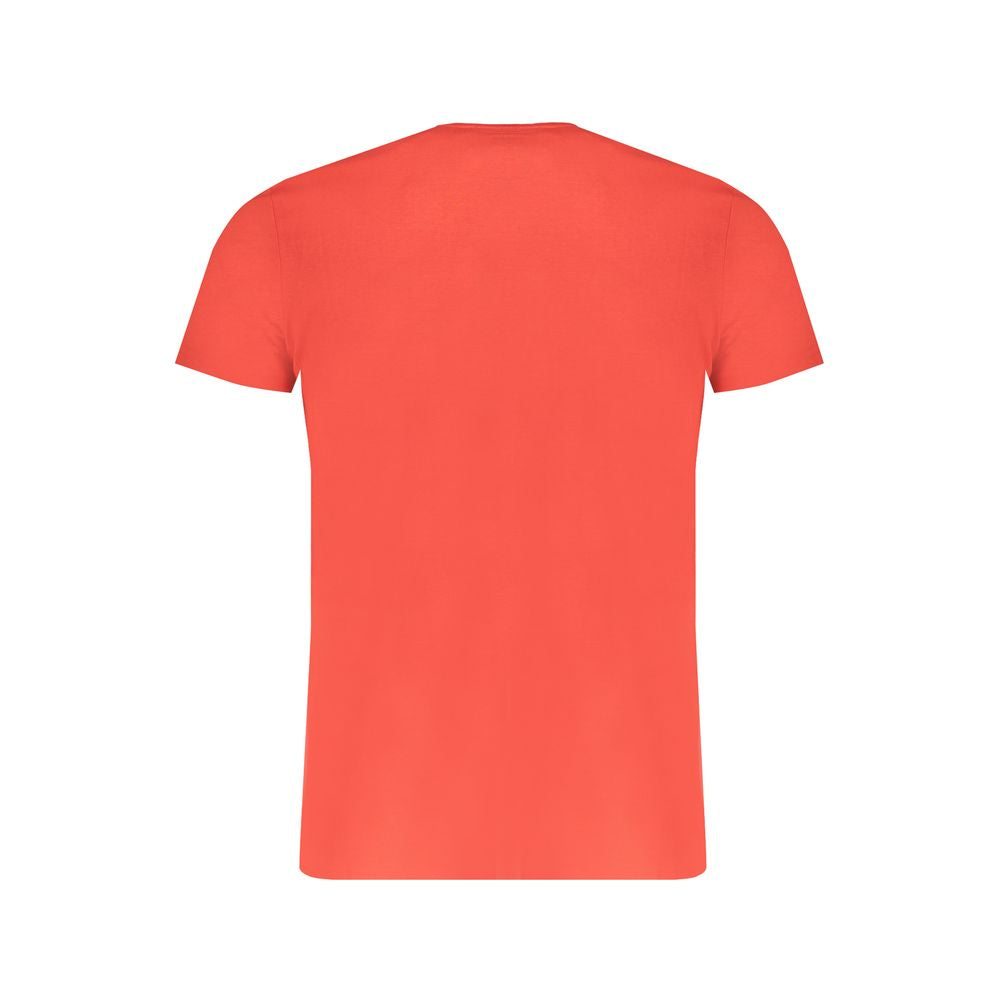 Trussardi Rosso Cotton Men T-Shirt