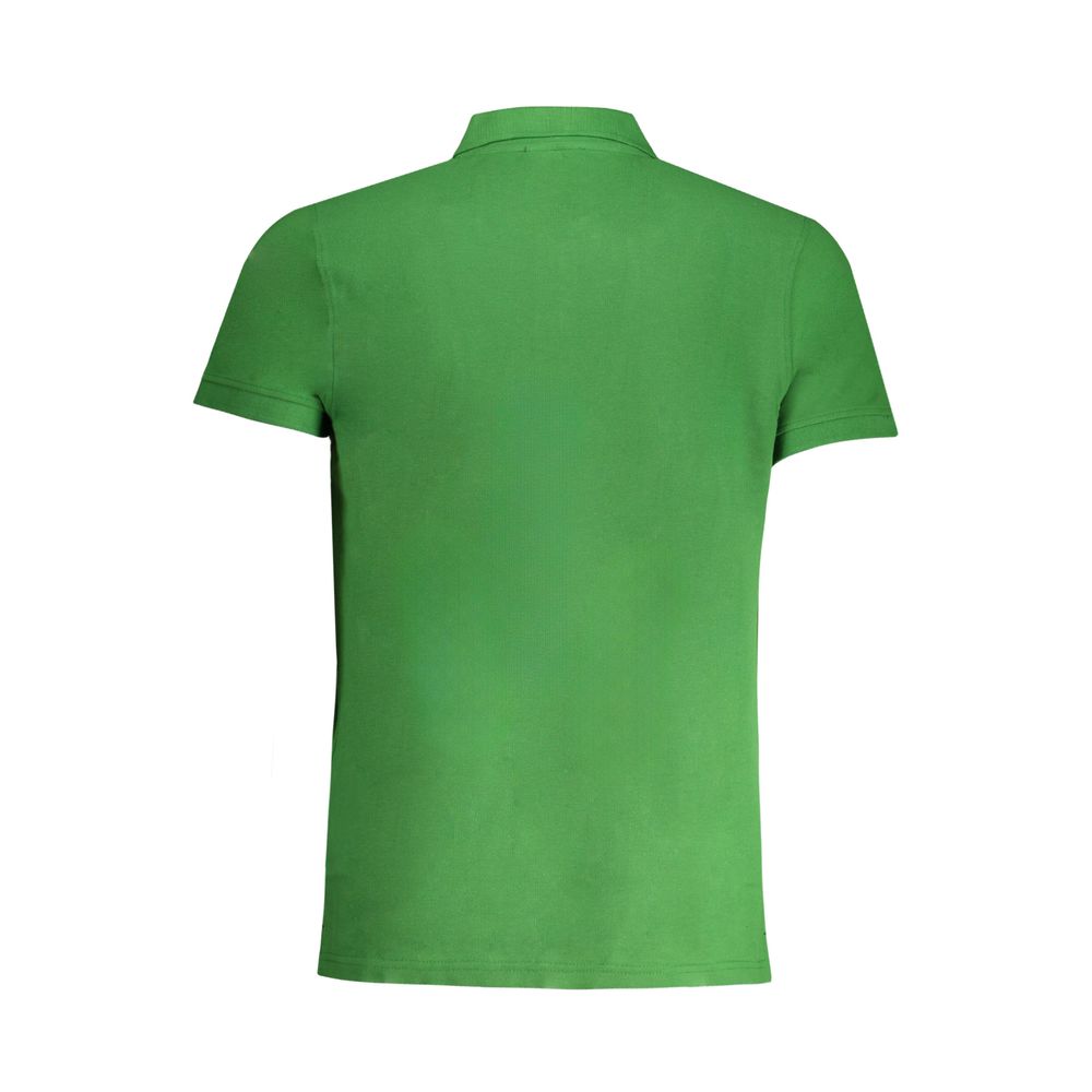Cavalli Class Verde Cotton Men's Polo Shirt