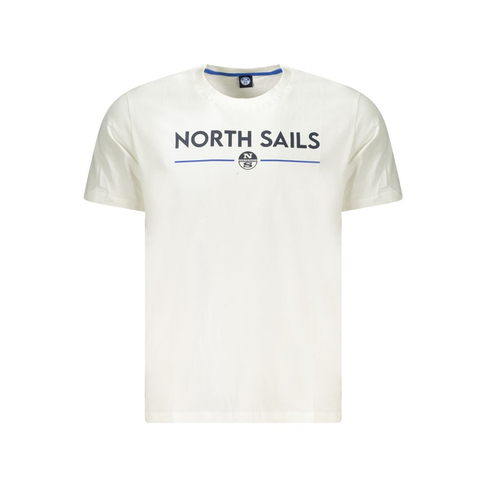 North Sails Bianco Cotton Men T-Shirt