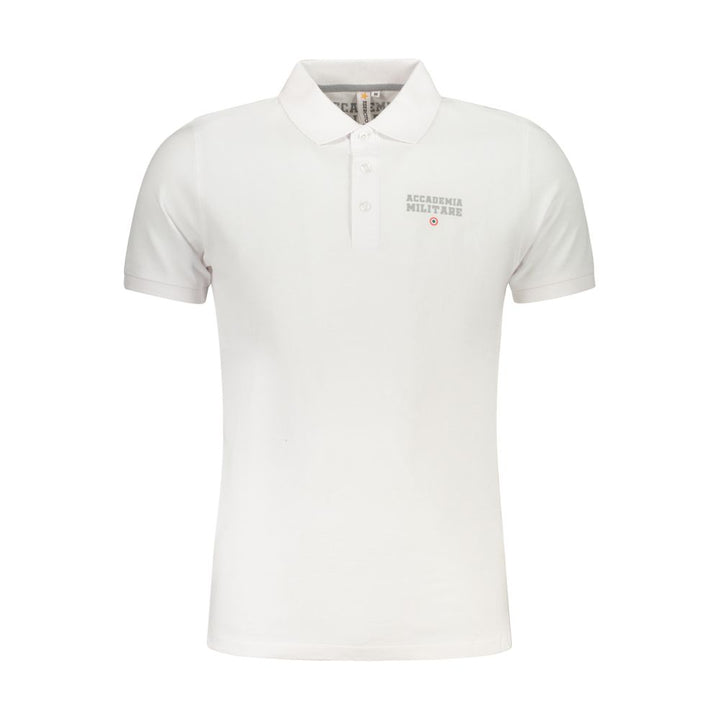 Accademia Militare Bianco Cotton Men Polo