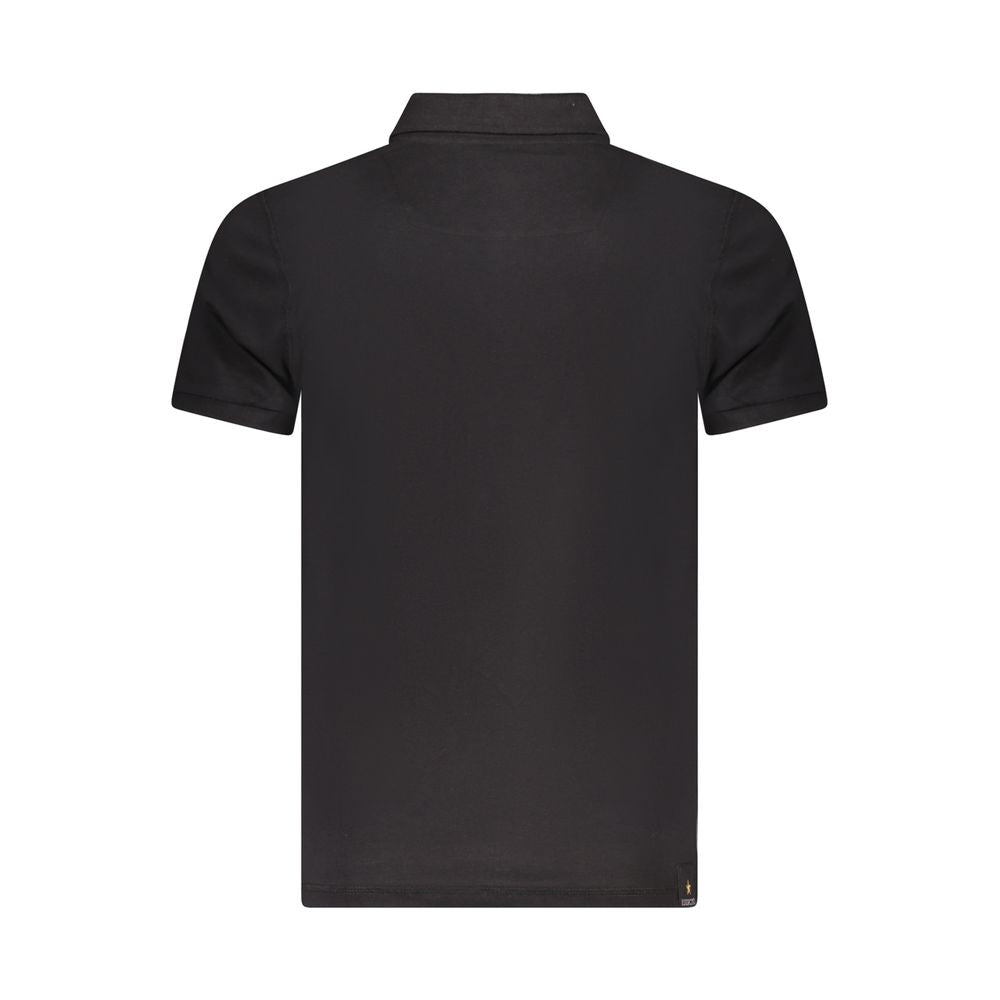 Accademia Militare Black Cotton Men Polo