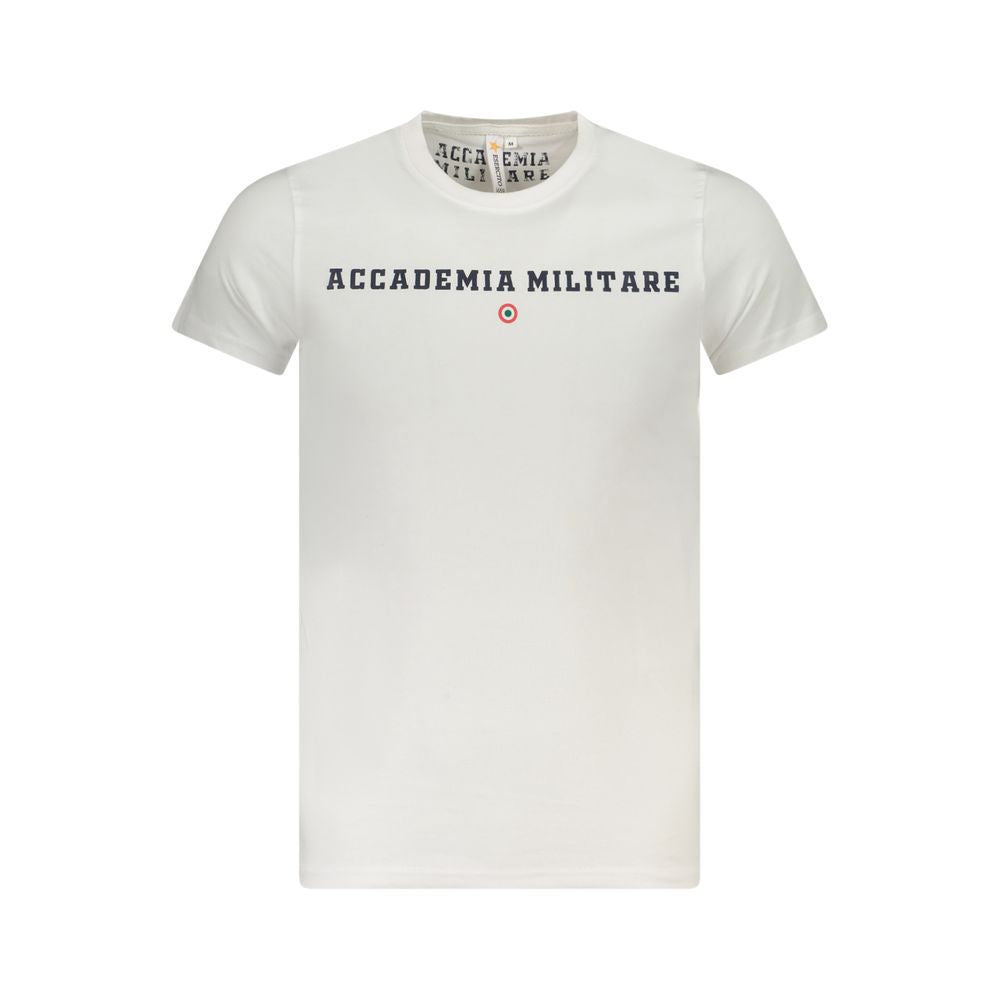 Accademia Militare White Cotton Men's T-Shirt