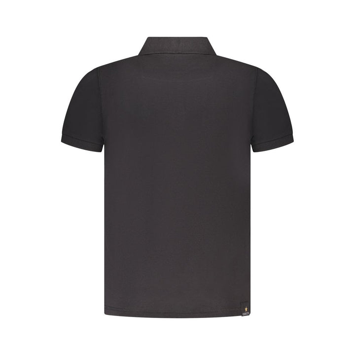 Accademia Militare Black Cotton Men Polo