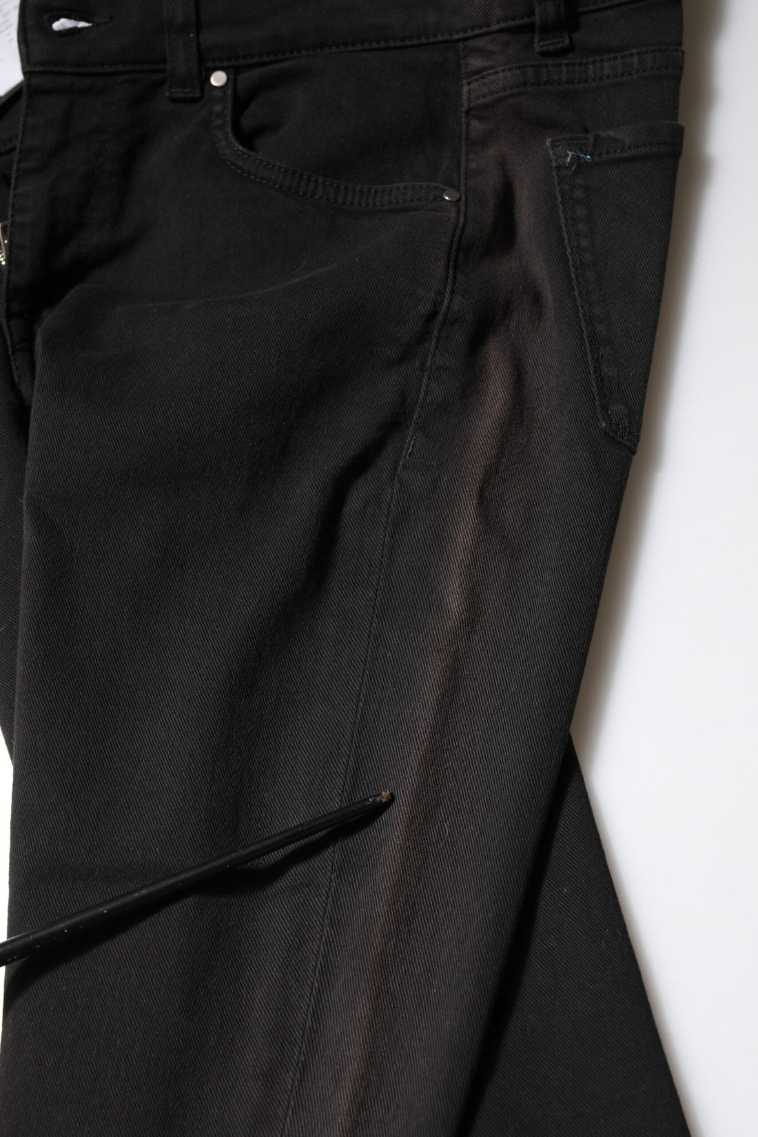 Dolce & Gabbana Black Cotton Skinny Mid Waisted Denim Jeans