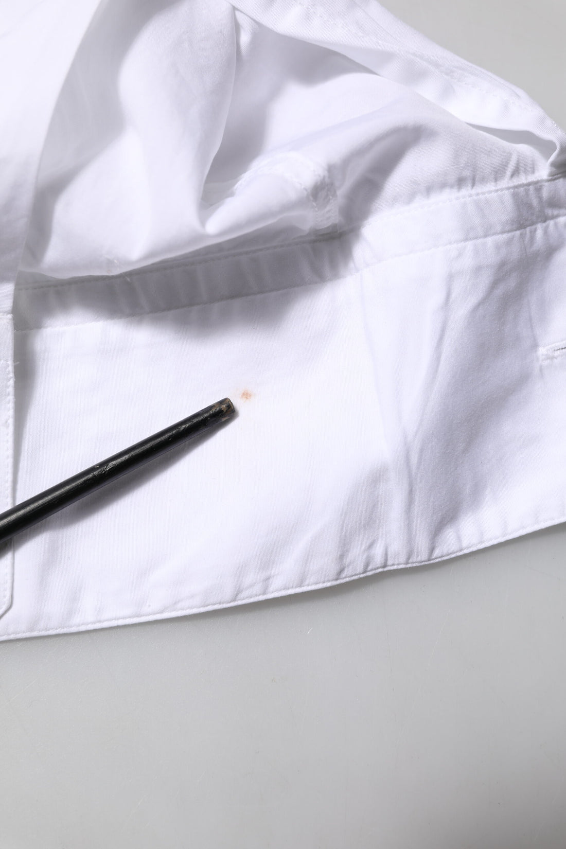 Witte katoenen overhemd met lange mouwen GOUD Formeel